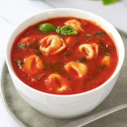 Tomato Basil Soup w/ Tortellini Pasta