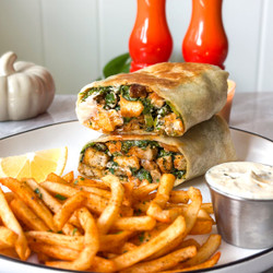 Easy Crispy Chicken Caesar Wraps (extra Crunchy!)
