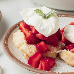 Sourdough Strawberry Shortcake