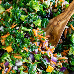 Easy Kale Salad With Fresh Lemon Dressing