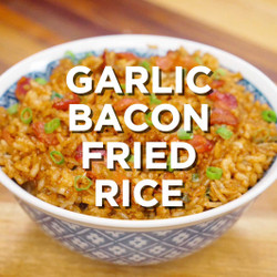 Garlic Bacon Fried Rice Recipe