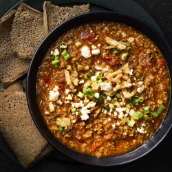 Doro Wat Chili (spicy Ethiopian-style Chicken Chili)