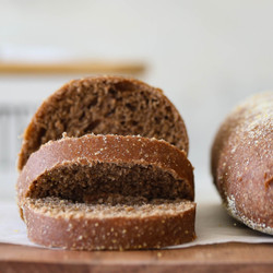 Sourdough Molasses Brown Bread