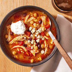 Slow-cooker Buffalo Chicken Chili