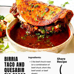 Beef Birria Tacos