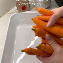 Maple Butter Thyme Carrots