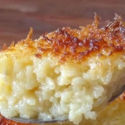 High-protein Baked Rice Pudding