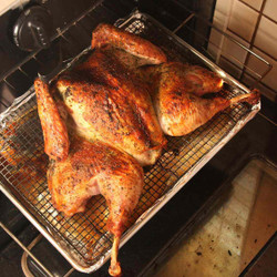 Herb-rubbed Crisp-skinned Butterflied Roast Turkey