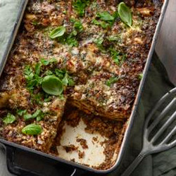 Spicy Mushroom Lasagne