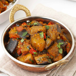 Brinjal Bhaji (aubergine Bhaji)