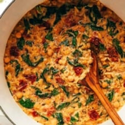 Marry Me Chickpeas And Orzo