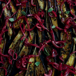 Baby Aubergines With Oregano &amp; Red Onion