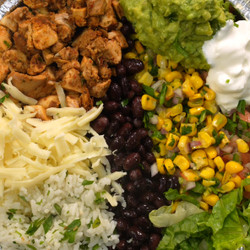 Homemade Chipotle-style Burrito Bowl not chic rec. (meal Prep Friendly!)