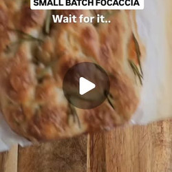 Focaccia Loaf - Small Batch