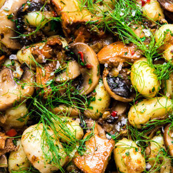 Spicy Gnocchi With Sausage, Fennel, And Mushrooms