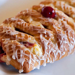 Cherry And Cream Cheese Lattice Coffee Cake