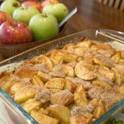 Amish Apple Cinnamon Casserole