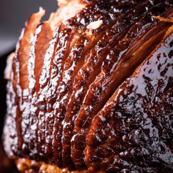 Smoked Spiral Ham With A Maple Bourbon Glaze