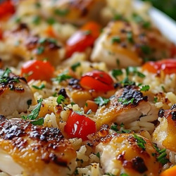 Italian Chicken &amp; Rice Casserole
