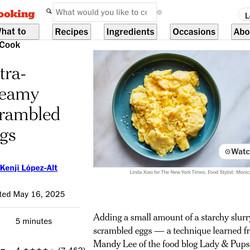 Extra-creamy Scrambled Eggs Recipe (with Video)