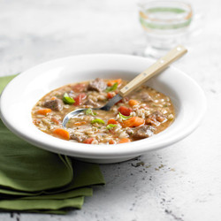 Beef &amp; Barley Soup