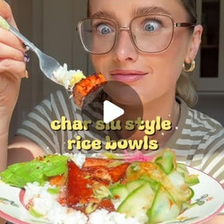 Smoky Bbq Tofu Rice Bowls
