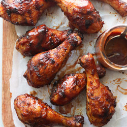 Air fryer BBQ Chicken Drumsticks