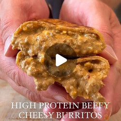 Frozen Beefy Cheesy Burritos
