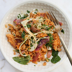 Apricot &amp; Red Onion Couscous Salad