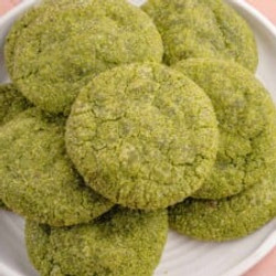 Vegan Matcha Sugar Cookies