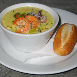 New Orleans Hotel's Seafood Chowder