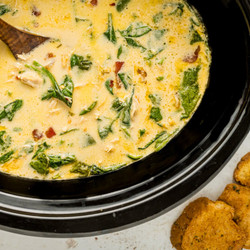 Slow Cooker Crack Chicken Soup