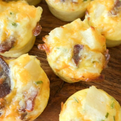 Cheesy Potato Egg Bites