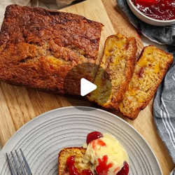 Tinned Peach Melba Loaf