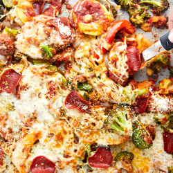 Sheet Pan Veggie Pizza Recipe