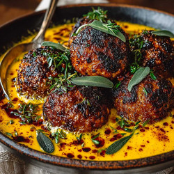 Turkey Meatballs Pumpkin Sage Sauce: A Delicious Fall Recipe