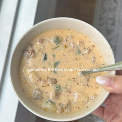 Creamy Italian Sausage &amp; Gnocchi Soup