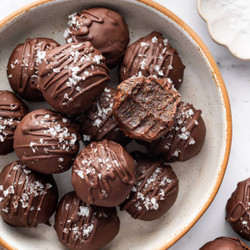 Salted Chocolate Protein Balls