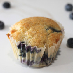 Sourdough Blueberry Muffins