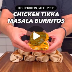 Chicken Tikka Masala Burritos