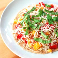 Mozzarella, Basil And Corn Quesadilla