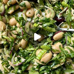 Butterbean, Tuna, Olive &amp; Rocket Salad