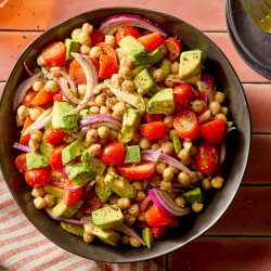 5-ingredient Avocado &amp; Chickpea Salad