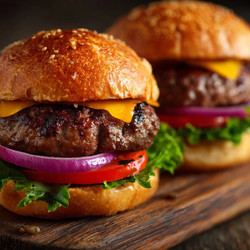 Juicy Homemade Hamburgers Recipe