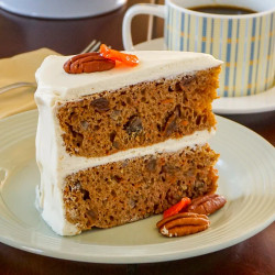 Carrot Cake. No Added Fat Or Oil!