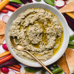 Lebanese Moutabel (spicy Eggplant Dip)