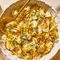 Roasted Cabbage Salad With Rosemary-garlic Vinaigrette