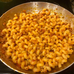 Cavatappi With Sausage Ragù