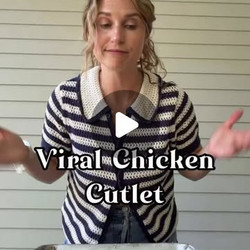 Giant Ground Chicken Cutlet