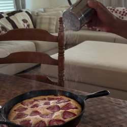 Strawberry Skillet Cake